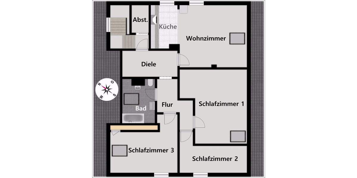 Etagenwohnung Adelzhausen Landmannsdorf - 4 Zimmer, 106 m&sup2;, 377.000&euro; | Angebot:24450585