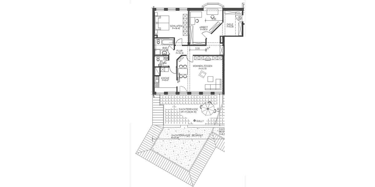 Etagenwohnung Diedorf - 3.5 Zimmer, 146 m&sup2;, 1.800&euro; | Angebot:26427266