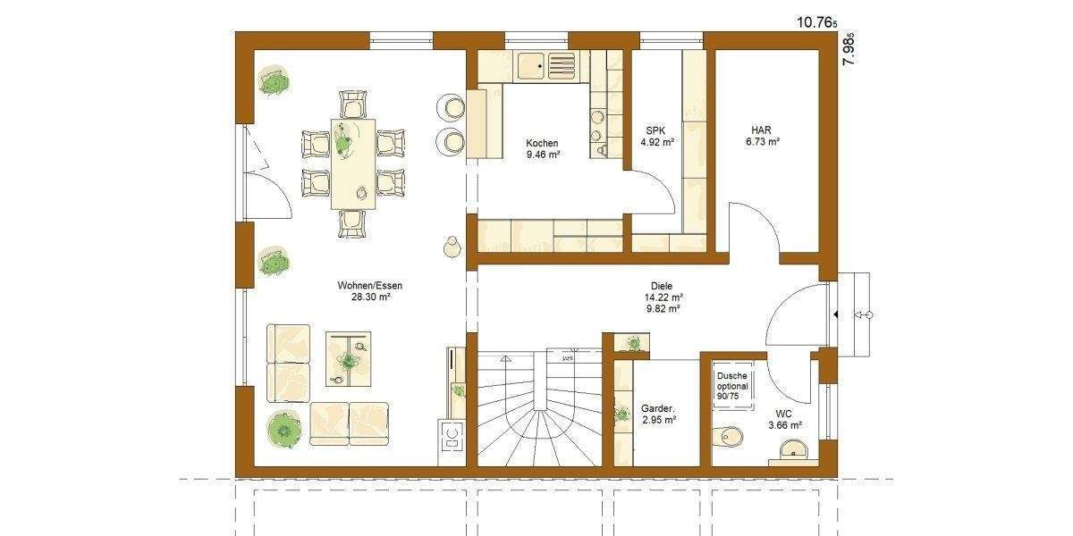 Doppelhaushälfte Untermeitingen - 4 Zimmer, 135 m&sup2;, 721.500&euro; | Angebot:25685063