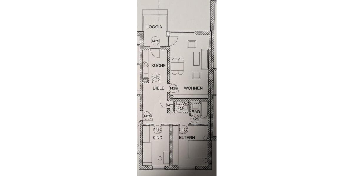 Etagenwohnung Augsburg Antonsviertel - 3 Zimmer, 81 m&sup2;, 360.000&euro; | Angebot:24729672