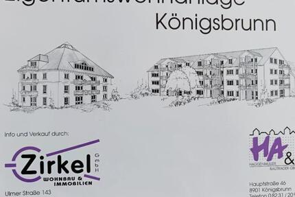 Wohnung Königsbrunn - 3 Zimmer, 65 m&sup2;, 275.000&euro; | Angebot:18984003