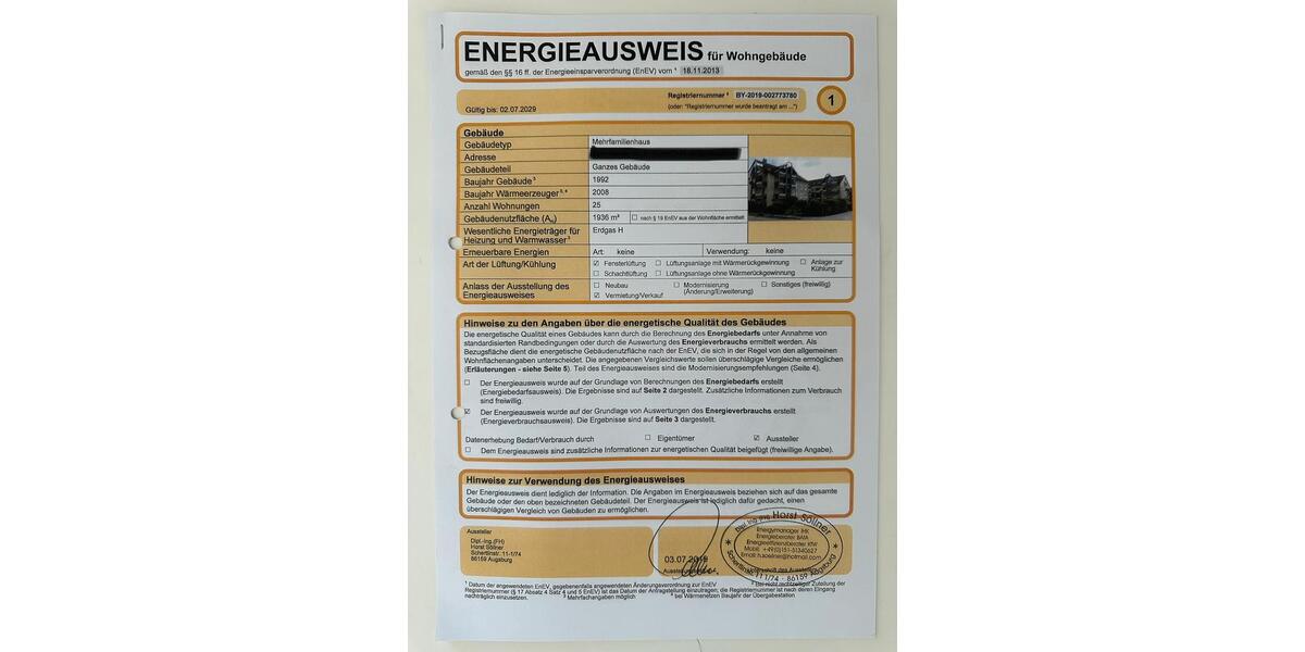 Etagenwohnung Gersthofen - 2 Zimmer, 63 m&sup2;, 290.000&euro; | Angebot:26530458