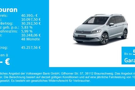 VW Touran 2.451 km 40.390 &euro; Gersthofen 86368