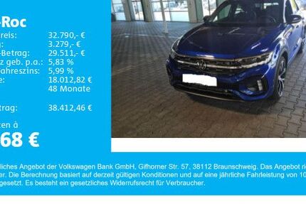 VW T-Roc 16.400 km 32.790 € Gersthofen 86368