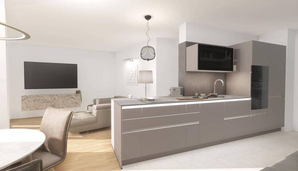 Helle 3-Zimmer Wohnung mit hochwertiger Einbauküche und sonniger Terrasse 3 zimmer