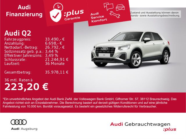 Audi Q2 8.400 km 33.490 € Gersthofen 86368