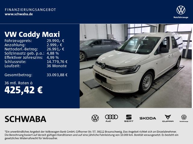 VW Caddy Maxi 52.900 km 29.990 &euro; Gersthofen 86368