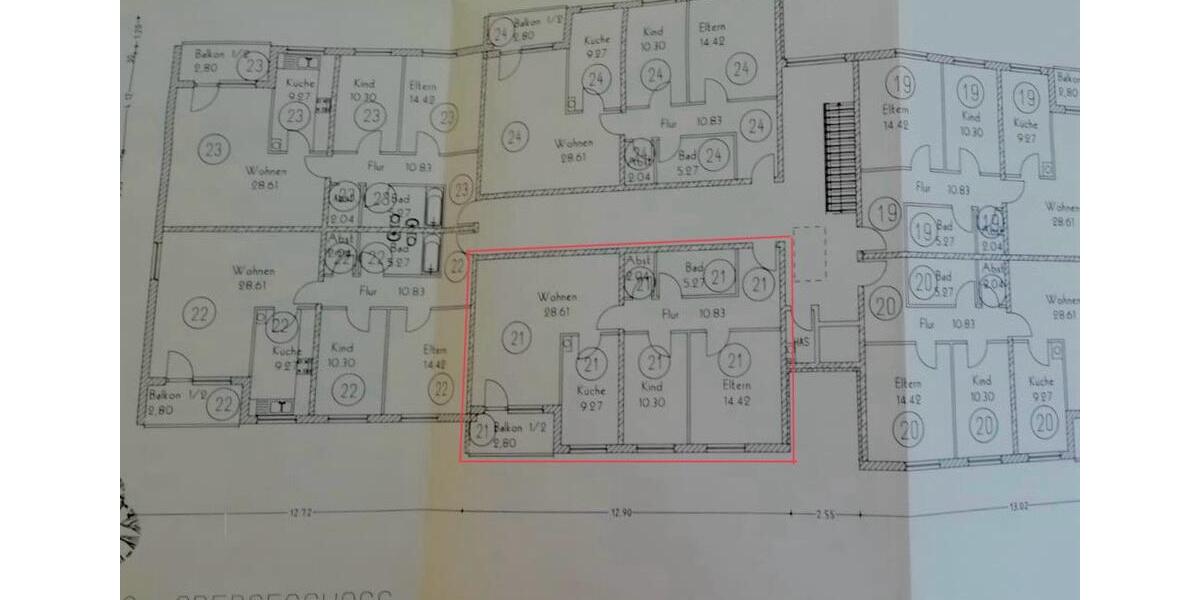 Dachgeschoßwohnung Augsburg Lechhausen - 3 Zimmer, 445.000&euro; | Angebot:23082534