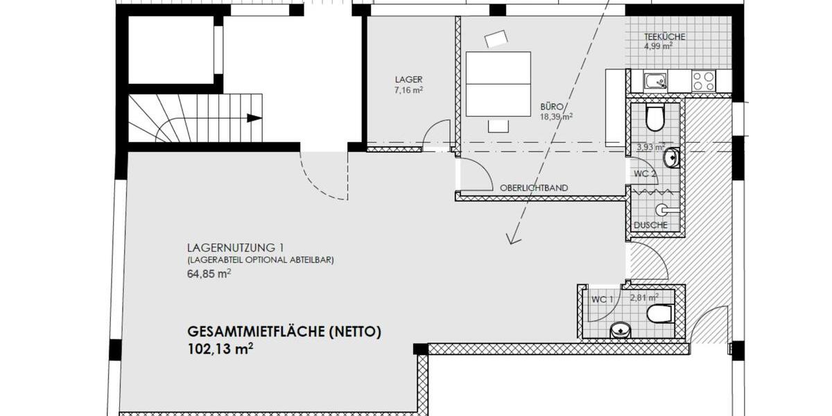 Gewerbeobjekt Augsburg Hochzoll - 1.075&euro; | Angebot:24595984