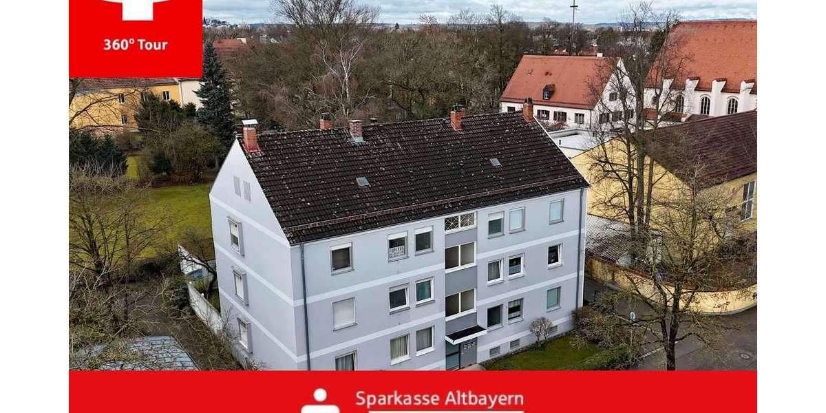 Etagenwohnung Augsburg Bärenkeller - 2 Zimmer, 48 m&sup2;, 185.000&euro; | Angebot:25612668