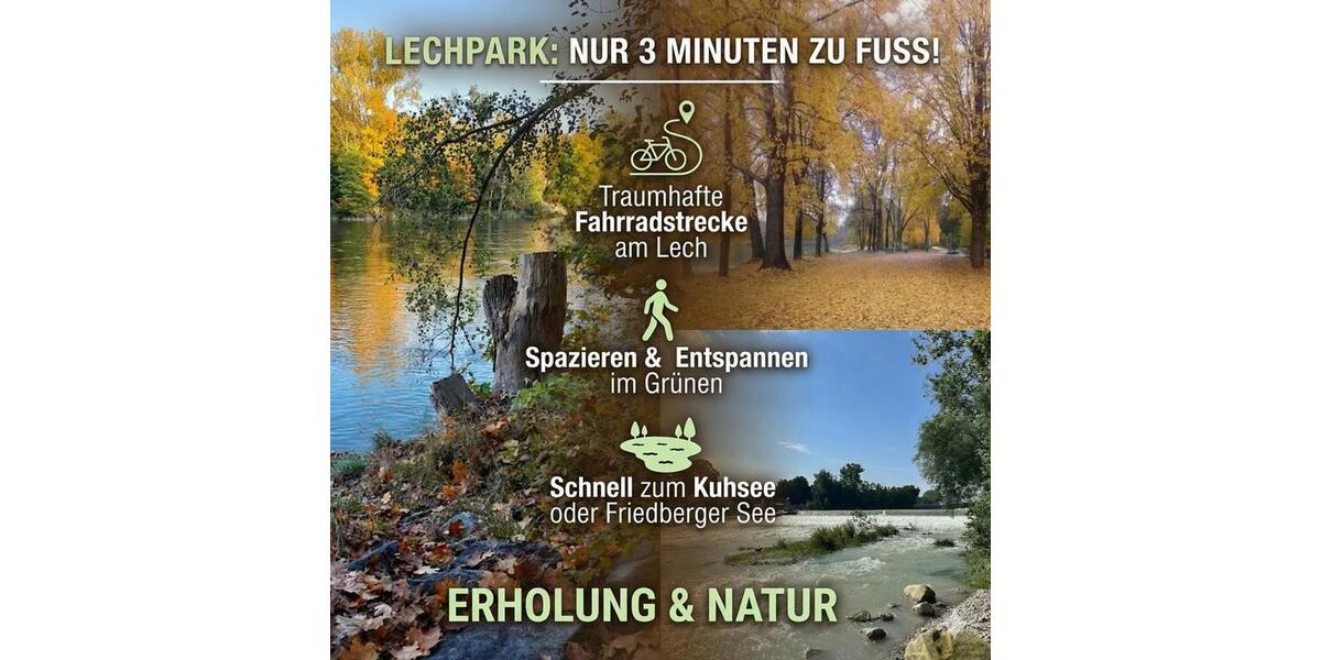 Hochparterre Augsburg Bergheim - 4 Zimmer, 67 m&sup2;, 500&euro; | Angebot:26580885