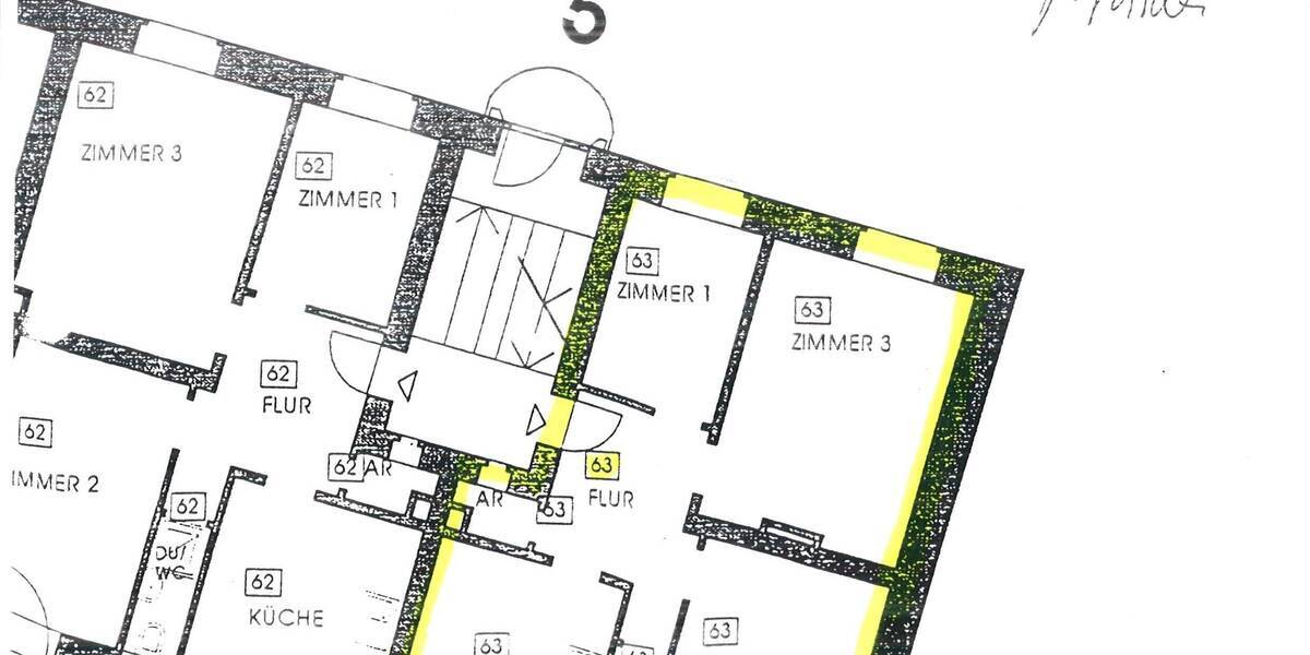 Etagenwohnung Augsburg Innenstadt - 2 Zimmer, 58 m&sup2;, 249.000&euro; | Angebot:25800976