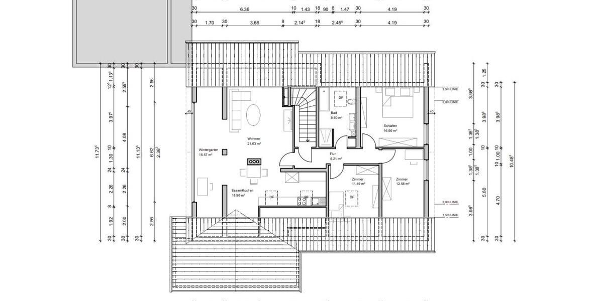 Dachgeschoßwohnung Ustersbach - 4 Zimmer, 112 m&sup2;, 419.000&euro; | Angebot:26704725