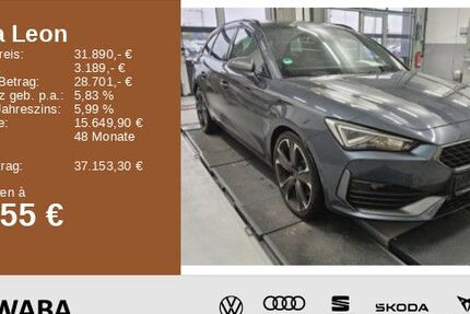 Cupra Leon 34.100 km 31.890 € Gersthofen 86368