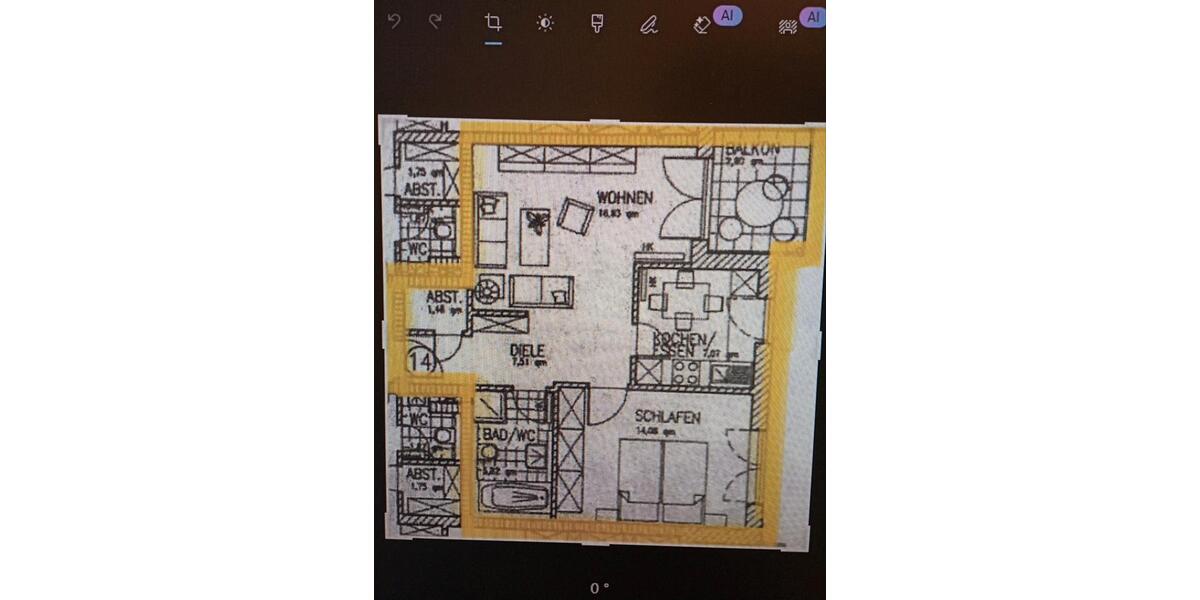 Etagenwohnung Wertingen - 2 Zimmer, 59 m&sup2;, 169.000&euro; | Angebot:25932625