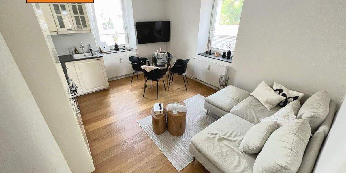 Etagenwohnung Augsburg Oberhausen - 2 Zimmer, 35 m&sup2;, 179.000&euro; | Angebot:25678830