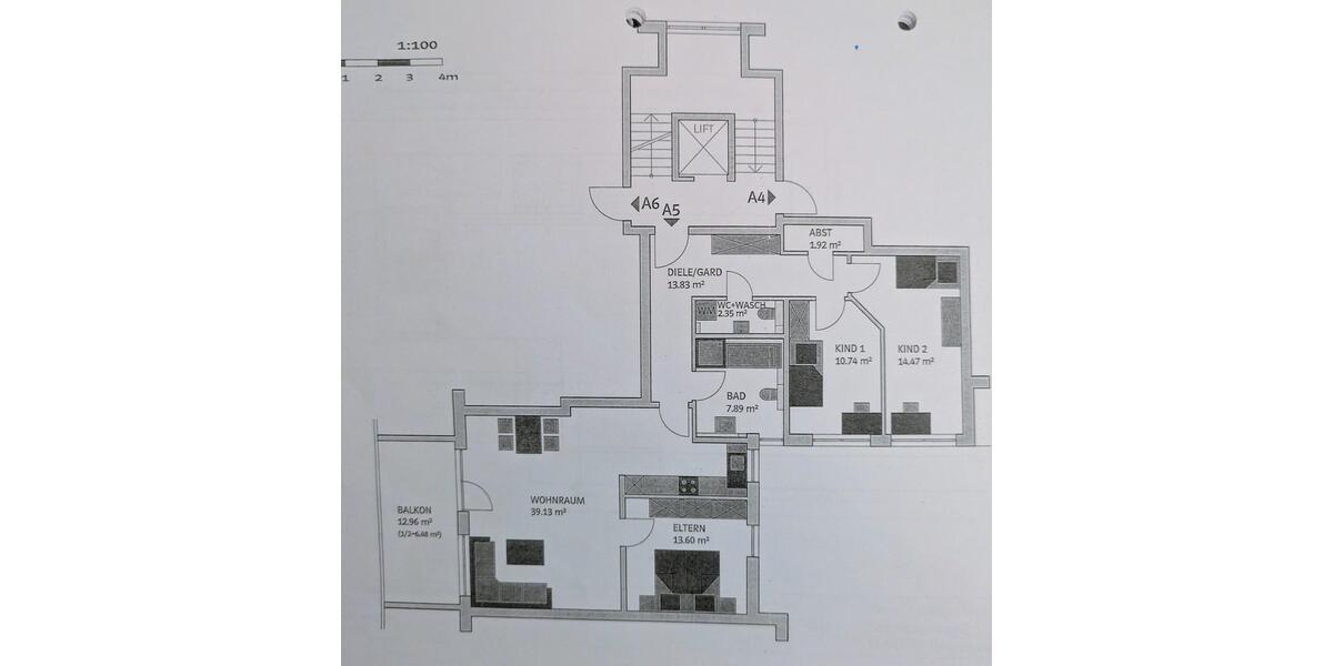 Etagenwohnung Bobingen - 4 Zimmer, 110 m&sup2;, 579.000&euro; | Angebot:27131805