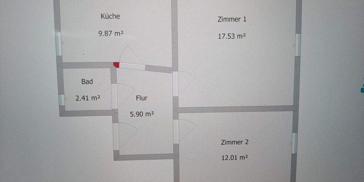 Etagenwohnung Augsburg Innenstadt - 2 Zimmer, 48 m&sup2;, 212.000&euro; | Angebot:25304526