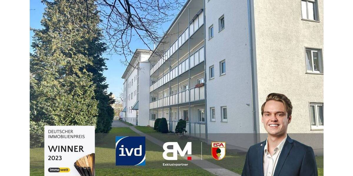 Etagenwohnung Augsburg Hochfeld - 2 Zimmer, 40 m&sup2;, 169.000&euro; | Angebot:26257600