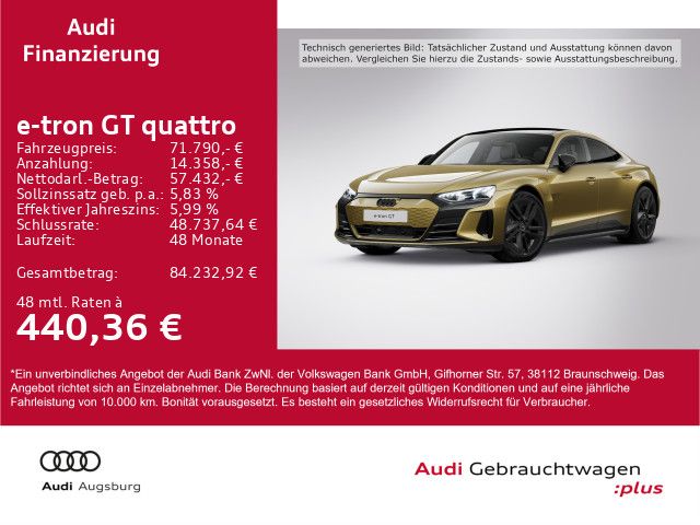 Audi e-tron GT 22.600 km 71.790 € Gersthofen 86368