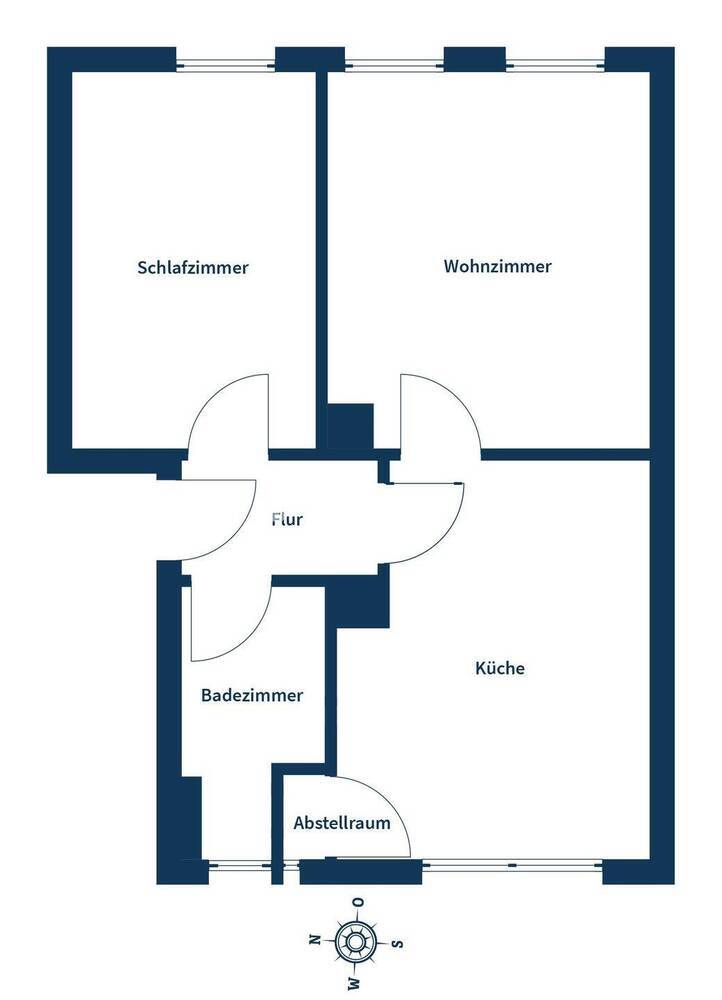 Charmante 2-Zimmer-Etagenwohnung in Augsburg