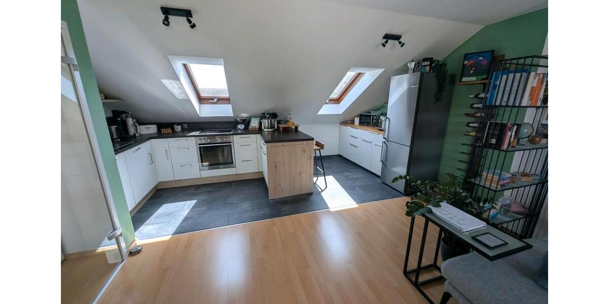 Dachgeschoßwohnung Augsburg Haunstetten-Siebenbrunn - 2 Zimmer, 66 m&sup2;, 271.000&euro; | Angebot:26888071