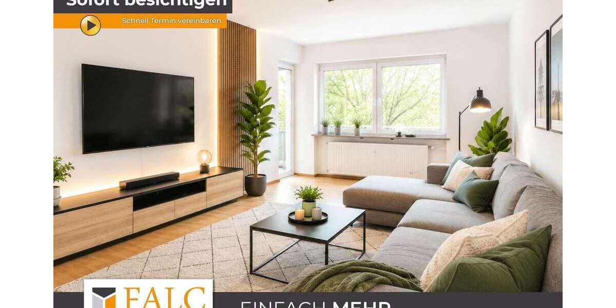 Etagenwohnung Augsburg Hochzoll - 3 Zimmer, 78 m&sup2;, 299.000&euro; | Angebot:26885276
