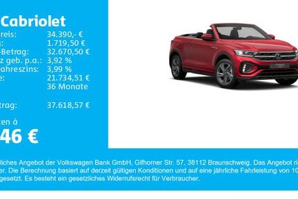 VW T-Roc 18.700 km 34.390 &euro; Gersthofen 86368