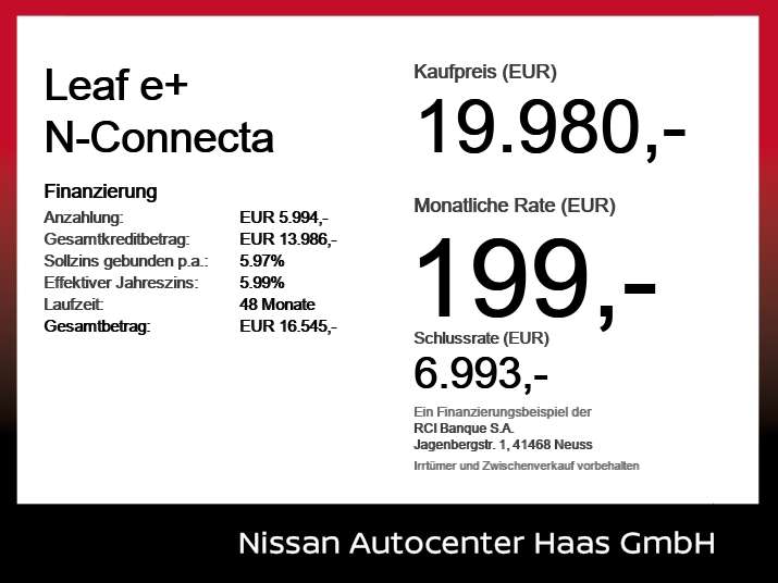 Nissan Leaf 30.000 km 19.980 &euro; Augsburg 86165