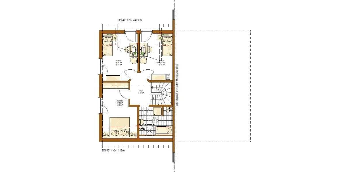 Doppelhaushälfte Fischach - 4 Zimmer, 127 m&sup2;, 602.900&euro; | Angebot:25704870