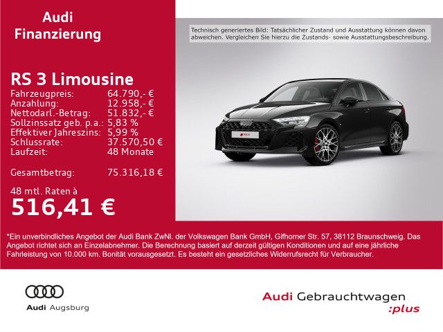 Audi RS3 17.200 km 64.790 € Gersthofen 86368