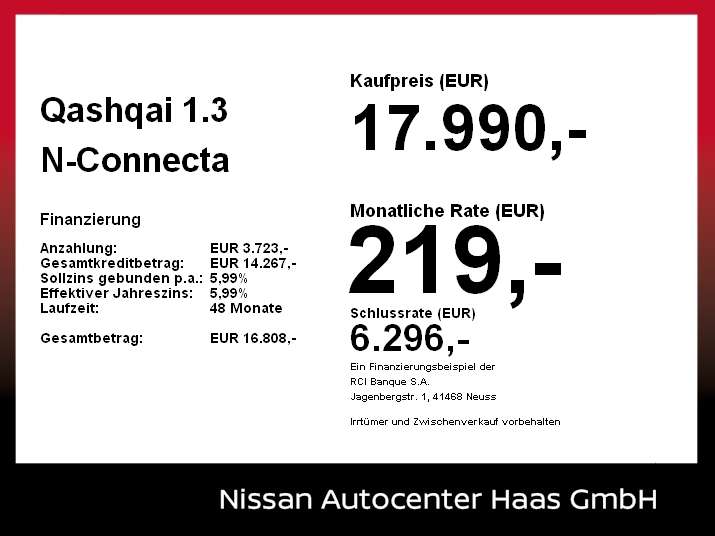 Nissan Qashqai 55.990 km 17.990 &euro; Augsburg 86165