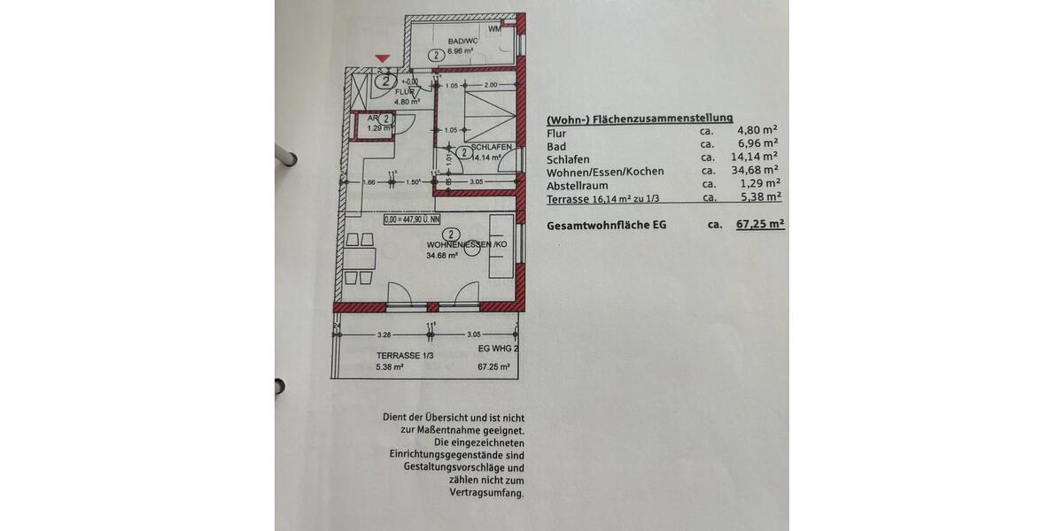 Erdgeschoßwohnung Aichach - 2 Zimmer, 66 m&sup2;, 398.500&euro; | Angebot:26700303