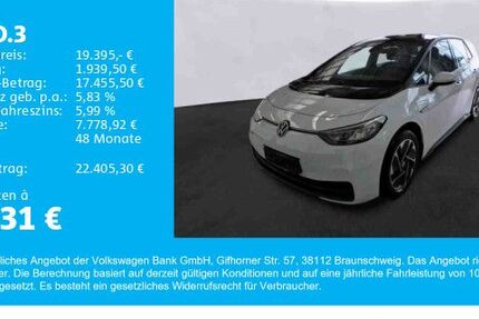 VW ID.3 30.700 km 19.395 € Gersthofen 86368