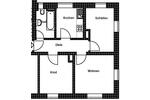 Etagenwohnung Augsburg Oberhausen - 3 Zimmer, 53 m&sup2;, 670&euro; | Angebot:26462985