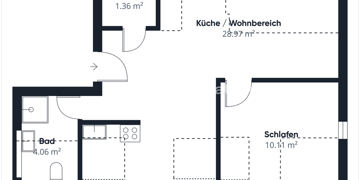 Attraktive DG-Wohnung mit solider Vermietung - 2-Zimmer-Wohnung in Augsburg Lechhausen - 2- Augsburg Lechhausen | Angebot:25960329