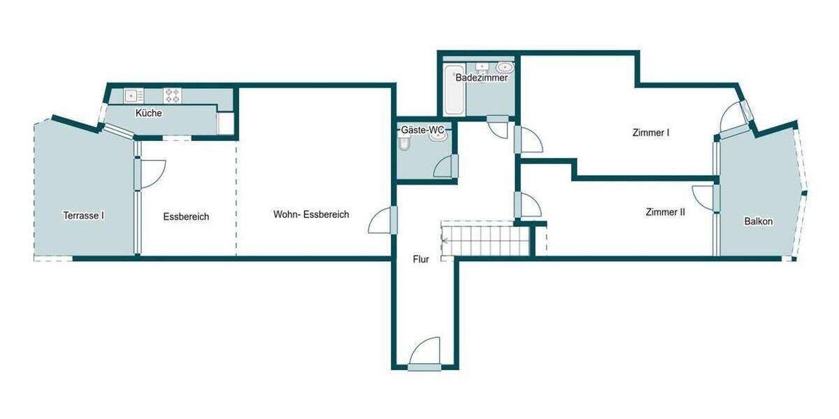 Etagenwohnung Augsburg Göggingen - 4 Zimmer, 115 m&sup2;, 474.350&euro; | Angebot:26319456