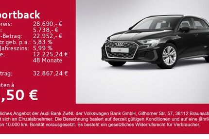 Audi A3 59.200 km 28.690 € Gersthofen 86368