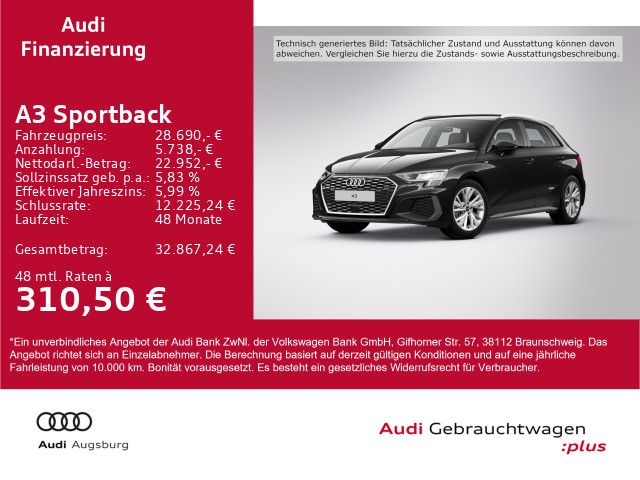 Audi A3 59.200 km 28.690 € Gersthofen 86368