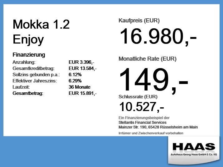 Opel Mokka 19.914 km 14.980 &euro; Augsburg 86159