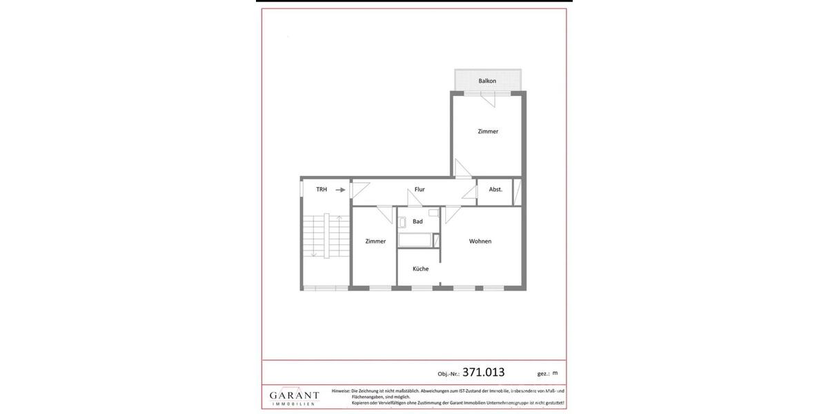 Etagenwohnung Augsburg Lechhausen - 3 Zimmer, 60 m&sup2;, 235.000&euro; | Angebot:26993183