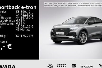 Audi Q4 e-tron 3.100 km 58.890 € Gersthofen 86368