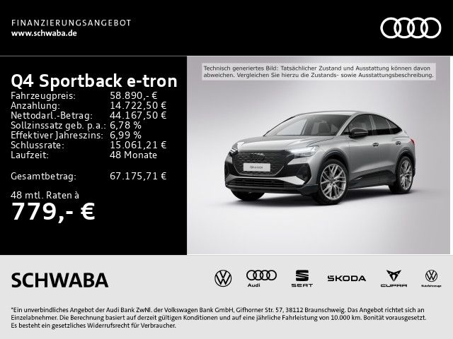 Audi Q4 e-tron 3.100 km 58.890 € Gersthofen 86368