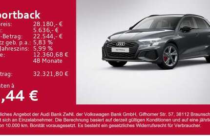Audi A3 45.000 km 28.180 € Gersthofen 86368