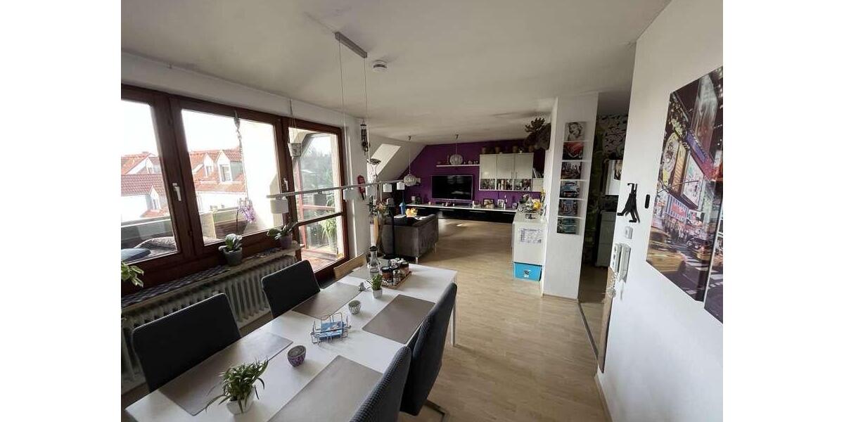 Dachgeschoßwohnung Augsburg Bergheim - 3 Zimmer, 94 m&sup2;, 499.000&euro; | Angebot:26824421
