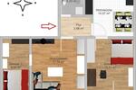 Etagenwohnung Augsburg Antonsviertel - 3 Zimmer, 66 m&sup2;, 189.000&euro; | Angebot:27120600