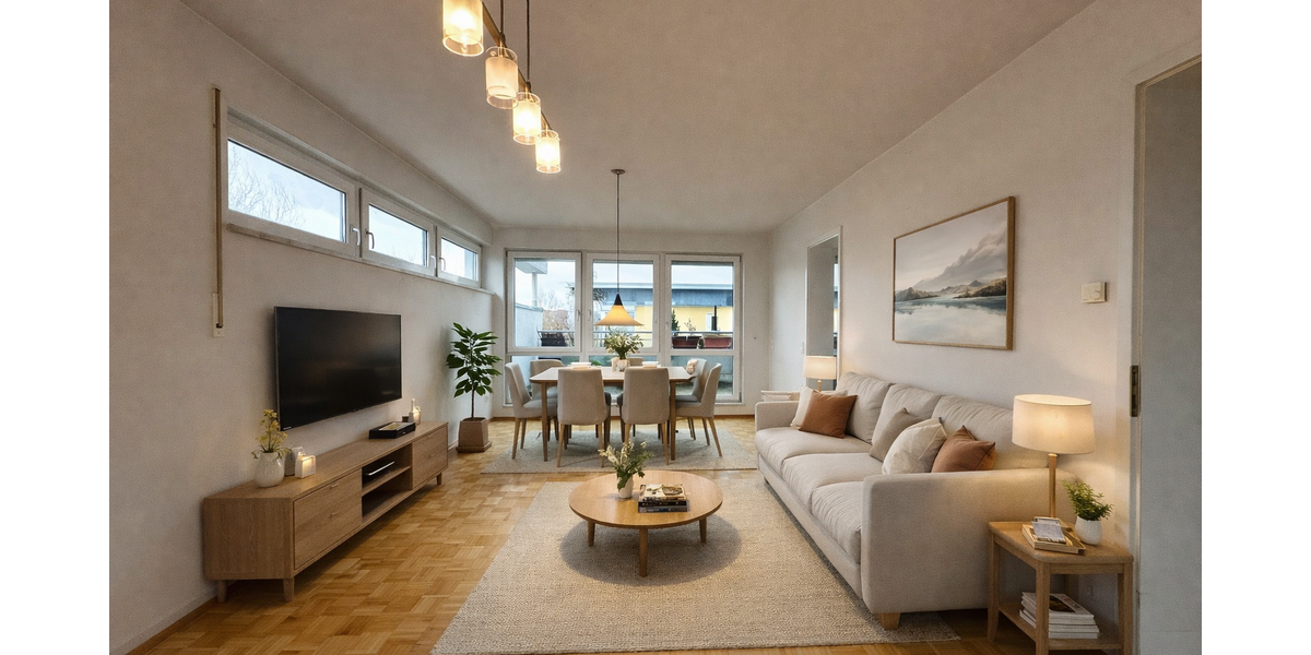 Etagenwohnung Augsburg Pfersee - 2 Zimmer, 63 m&sup2;, 299.000&euro; | Angebot:25216020