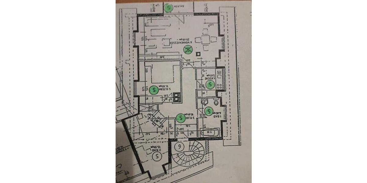 Dachgeschoßwohnung Dasing - 3 Zimmer, 82 m&sup2;, 820&euro; | Angebot:24781132