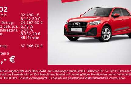Audi Q2 6.800 km 32.490 € Gersthofen 86368