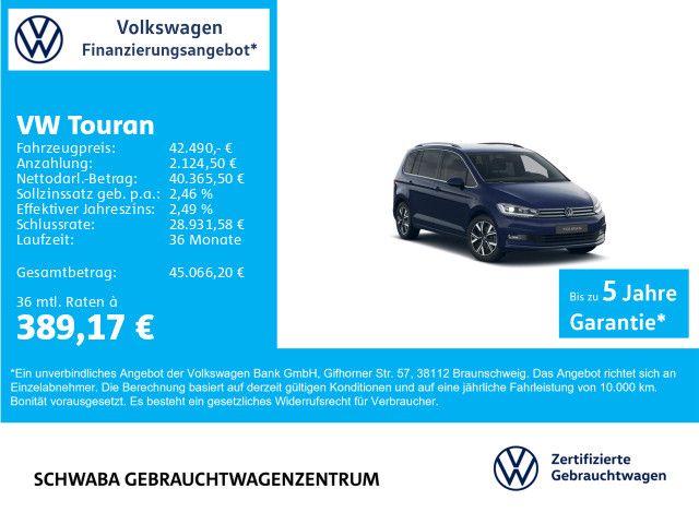 VW Touran 2.000 km 42.490 &euro; Gersthofen 86368